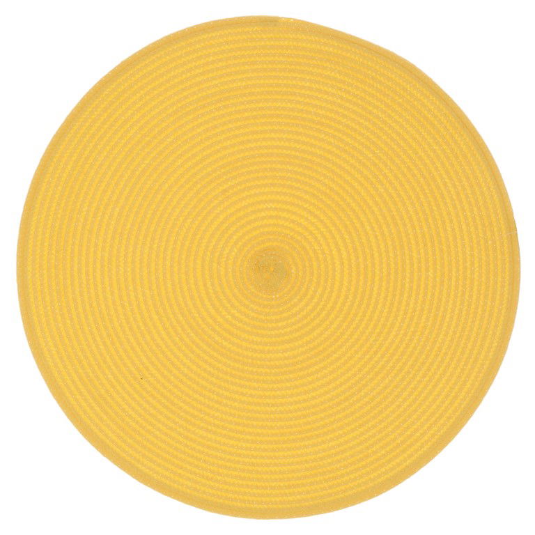 Placemat Daisy d38cm soft yellow Unique Living