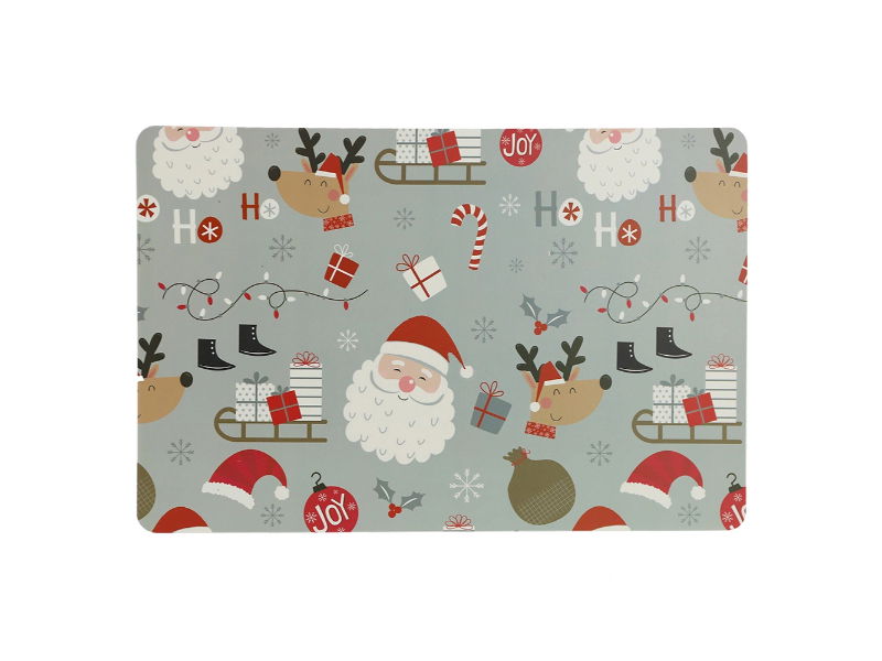 Placemat present 43.5x28.5 cm d.grijs - Unique Living