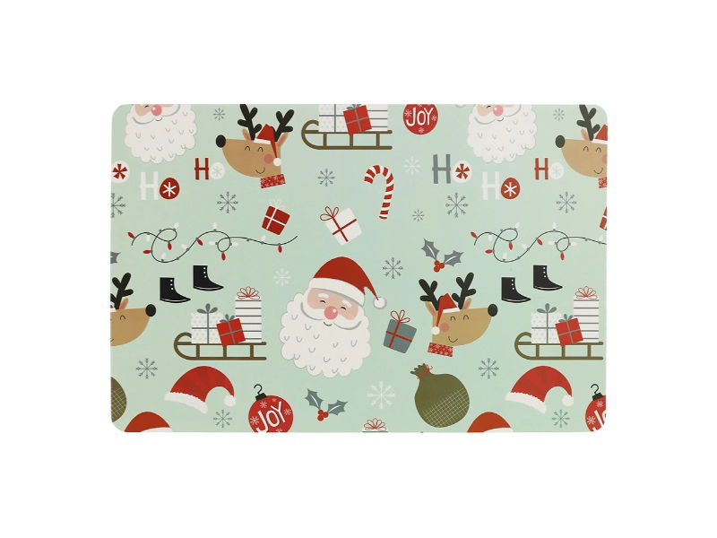 Placemat present 43.5x28.5 cm groen - Unique Living