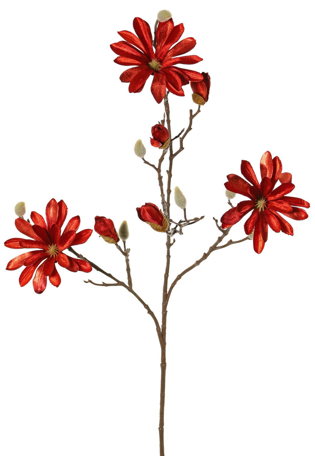 Magnolia velvet glamour d10 cm kunstbloem II Top Art - Top art