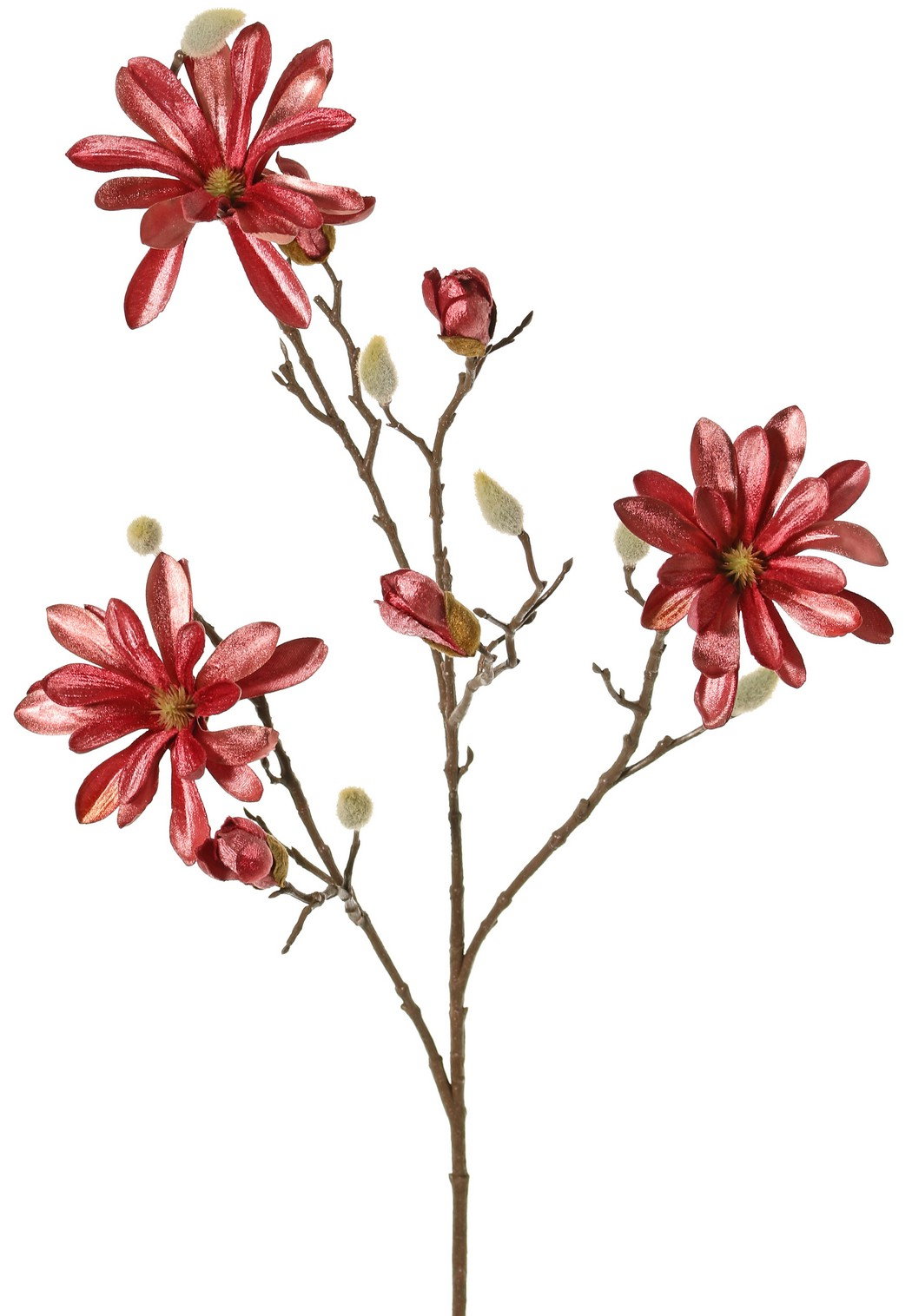 Magnolia velvet glamour d10 cm kunstbloem Top Art - Top art