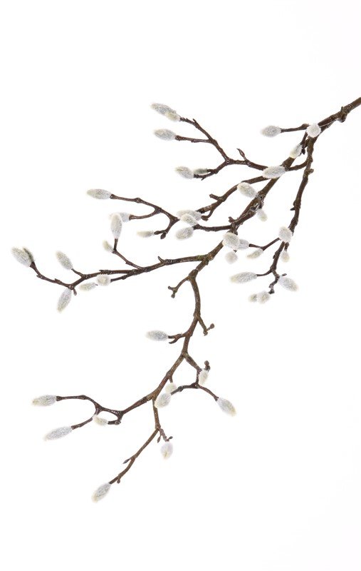 Magnoliaknoptak 40 knoppen h73 cm kunstbloem zijde nepbloem - Driesprong Collection