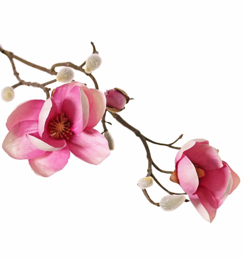 Magnolia kunstbloem zijde nepbloem - Driesprong Collection