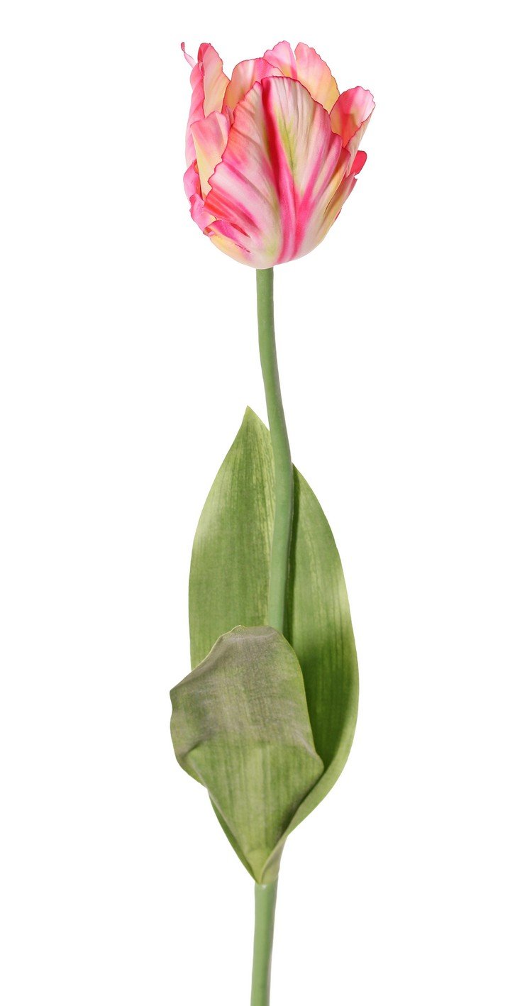 Tulp roze kunstbloem zijde nepbloem - Driesprong Collection
