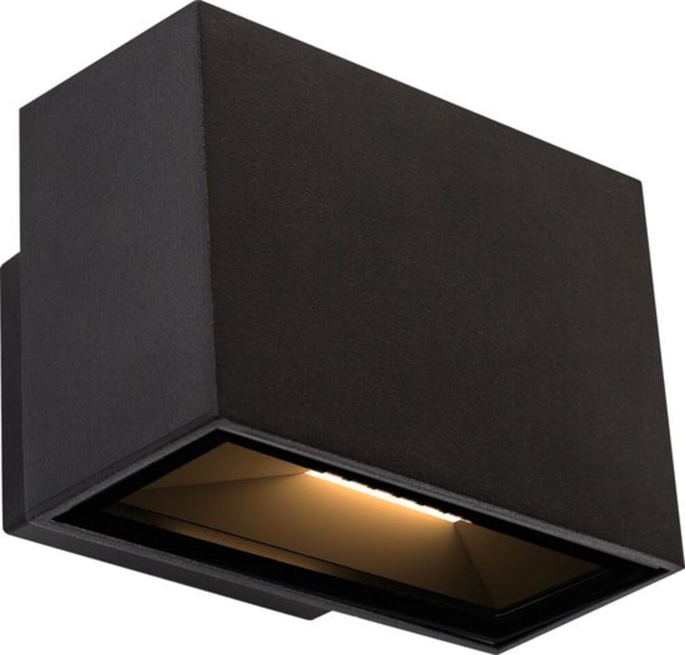Segment up&down incl. led zwart - KS Verlichting