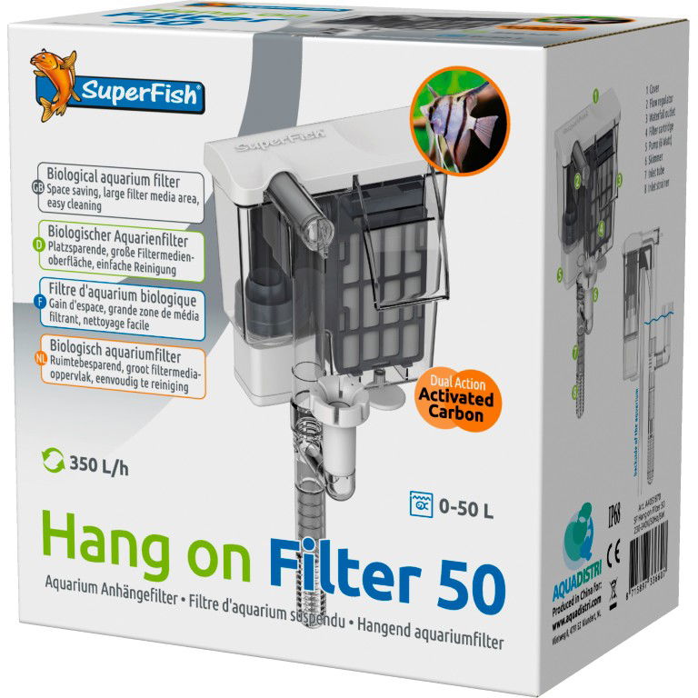 Superfish hang on filter 50