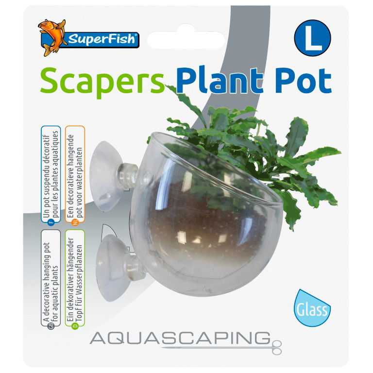 Superfish - Aquascaping - Scaper toebehoren - Scapers Plant Pot - Maat L: ca 6 cm