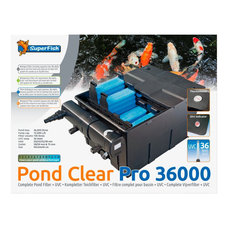Superfish Pondclear Pro 36000 UVC-36W Vijverfilter
