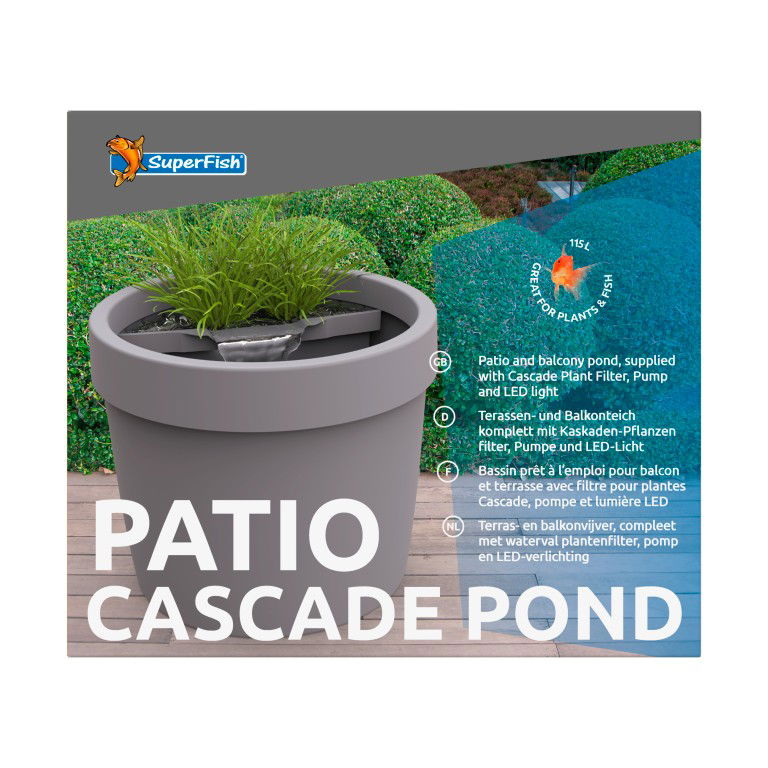 SuperFish patio cascade pond