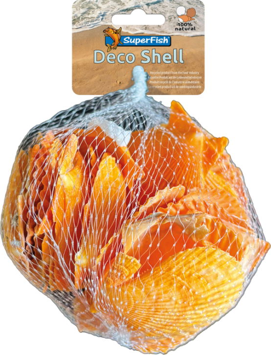 Deco schelp geel 200 gram Superfish - Superfish