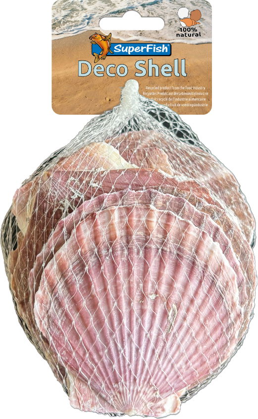Deco schelp paars 200 gram Superfish - Superfish
