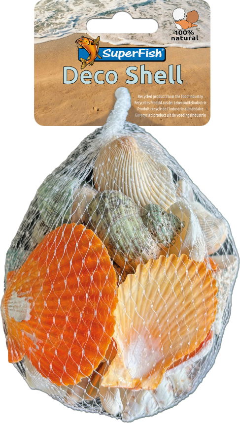 Deco schelp gemengd 200 gram Superfish - Superfish