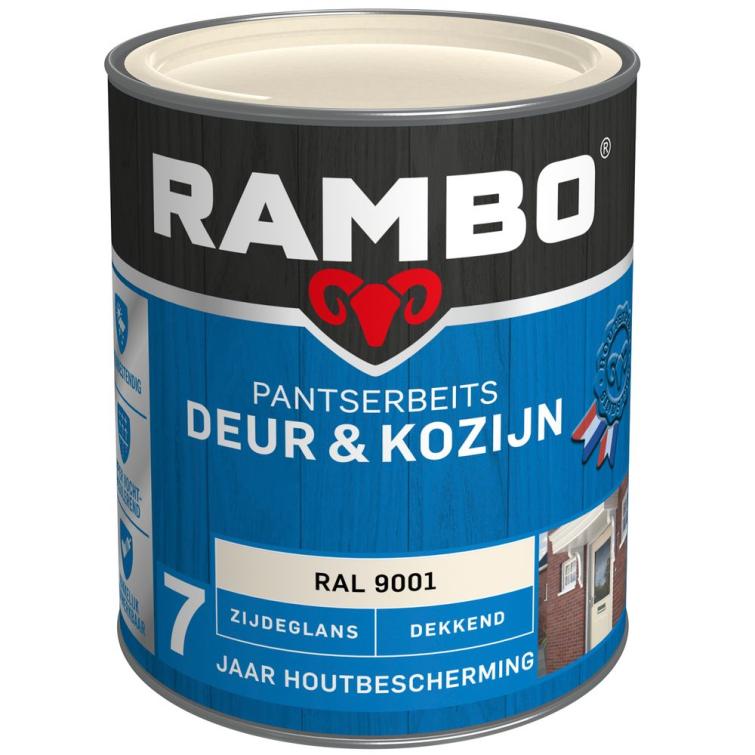 Rambo Pantserbeits deur en kozijn zg dek 9001 0,75l