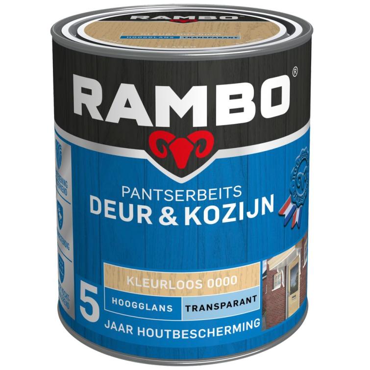 Rambo Pantserbeits deur en kozijn hg tr. 0000 0,75l