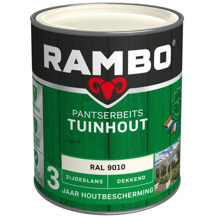 Rambo Pantserbeits tuinhout zg dek 9010 0,75l