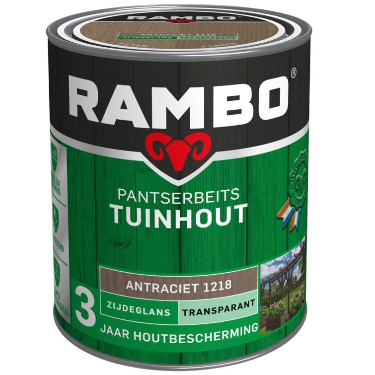 Rambo Pantserbeits tuinhout zg tr. 1218 0,75l – zwart