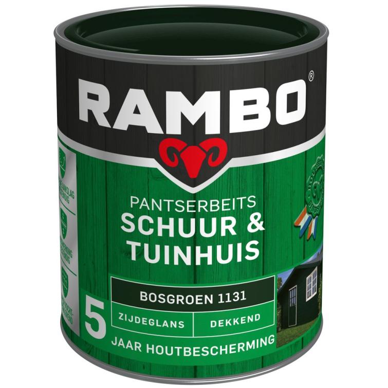 Rambo Pantserbeits schuur en tuinhuis zg dek 1131 0,75l – groen