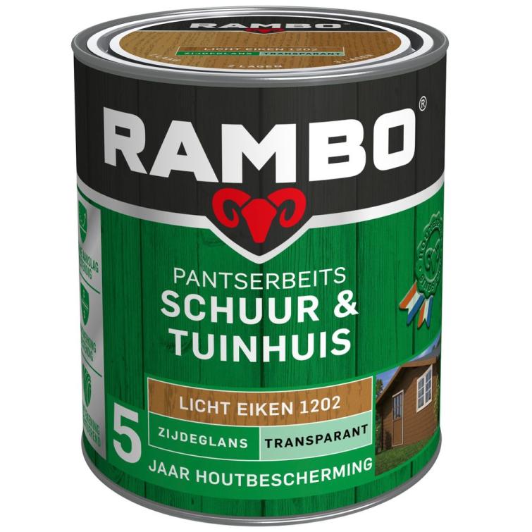 Rambo Pantserbeits schuur en tuinhuis zg tr. 1202 0,75l – hout