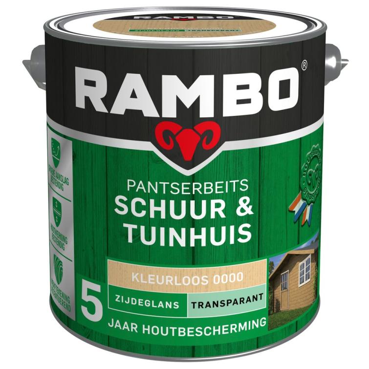 Rambo Pantserbeits schuur en tuinhuis zg tr. 0000 2,5l