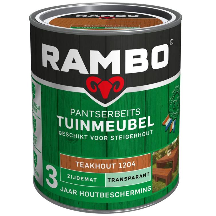 Rambo Pantserbeits tuinmeubel mat tr. 1204 0,75l – hout
