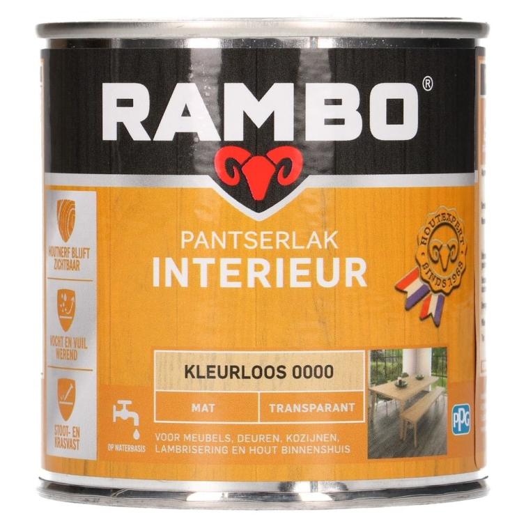 Rambo Pantserlak interieur mat 000 0,25l