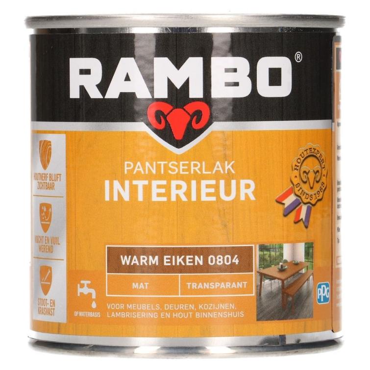 Rambo Pantserlak interieur mat 804 0,25l