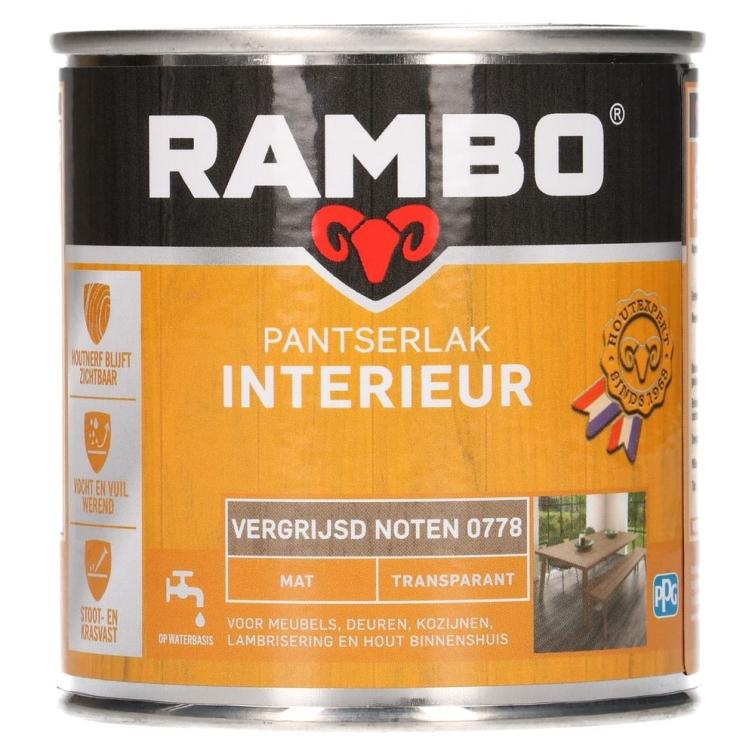 Rambo Pantserlak interieur mat 778 0,25l
