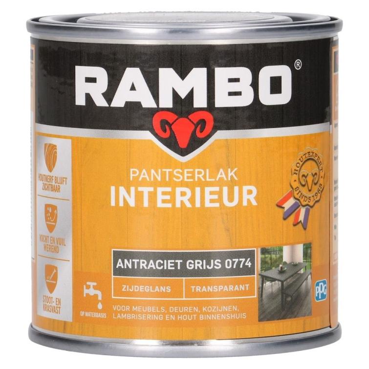 Rambo Pantserlak interieur zg 774 0,25l – zwart