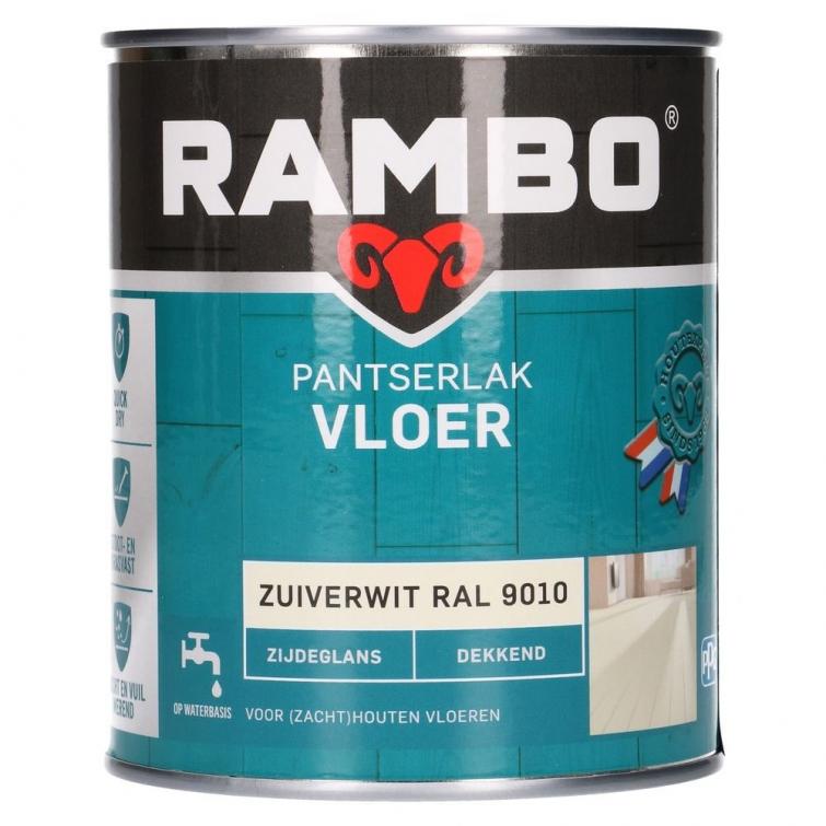 Rambo Pantserlak vloer dek zg 9010 0,75l – wit