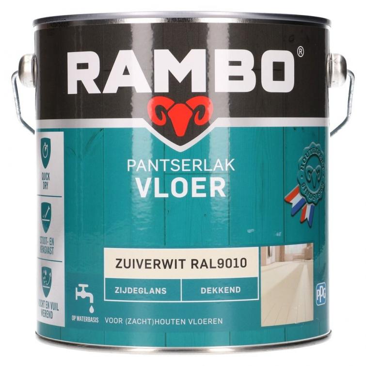 Rambo Pantserlak vloer dek zg 9010 2,5l – wit