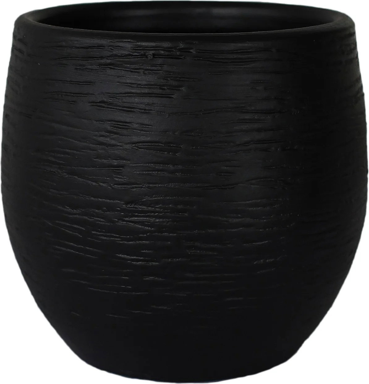 Pot osaka d16h14 cm zwart HS Potterie Hortus - Hortus