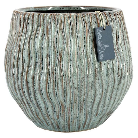 Pot zulte d21h18.5 cm blauw - Hortus