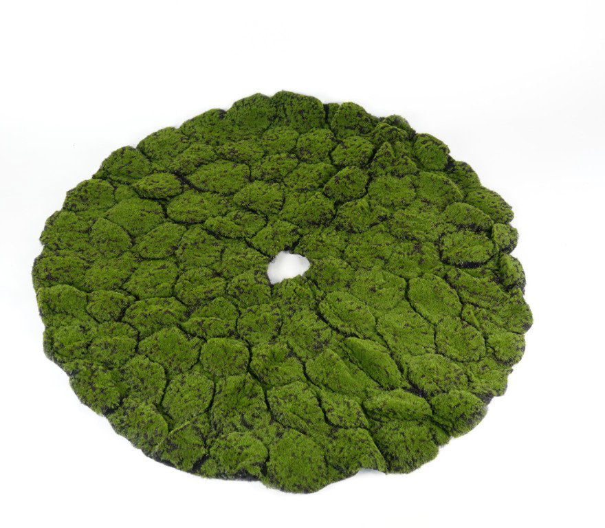 Kerstboomrok kunstmos grof 120cm groen/bruin My Village - My village