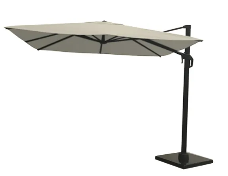 Zweefparasol Coolfit T1 3,0x3,0 m gebroken wit Platinum - Platinum