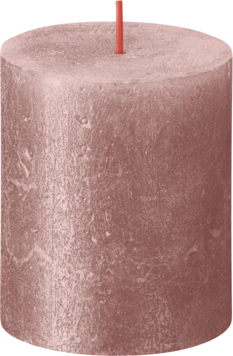 Stompkaars Shimmer 80 68 Pink Bolsius