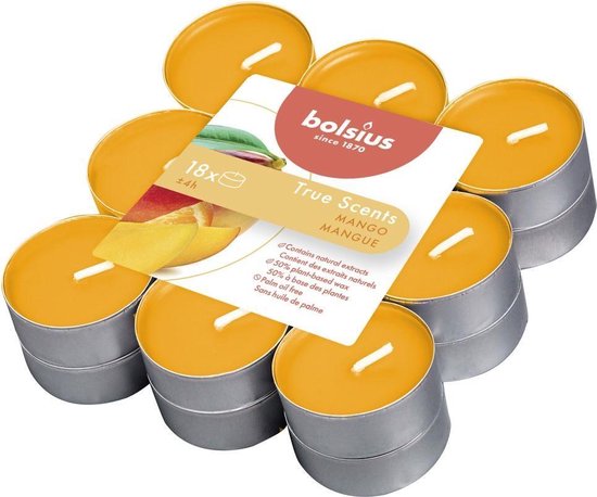 Geurtheelichten 4u True Scents Mango Bolsius