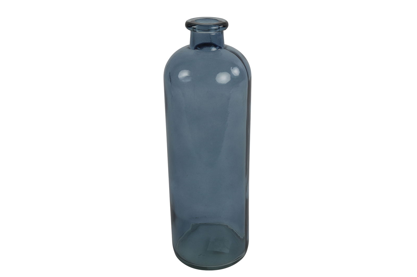 Fles Dawn glas ro 11x11x33 cm blauw Countryfield