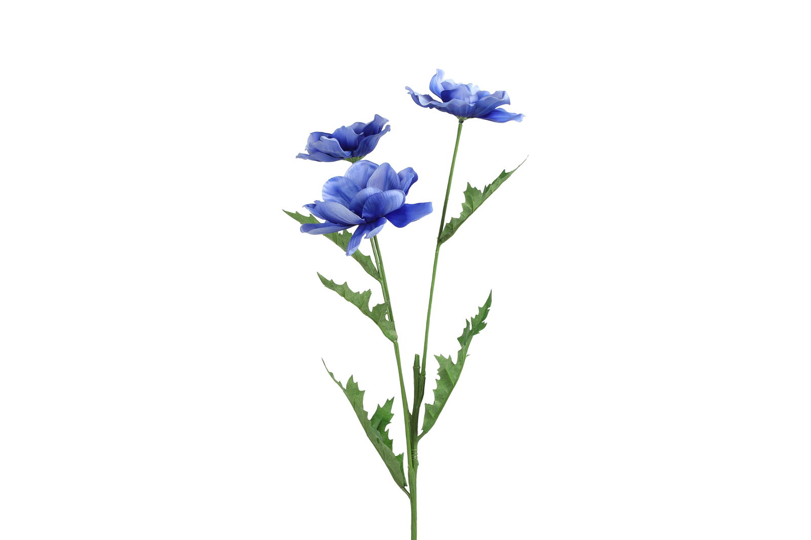 Anemone kunststof 20x15x77 cm blauw - Countryfield
