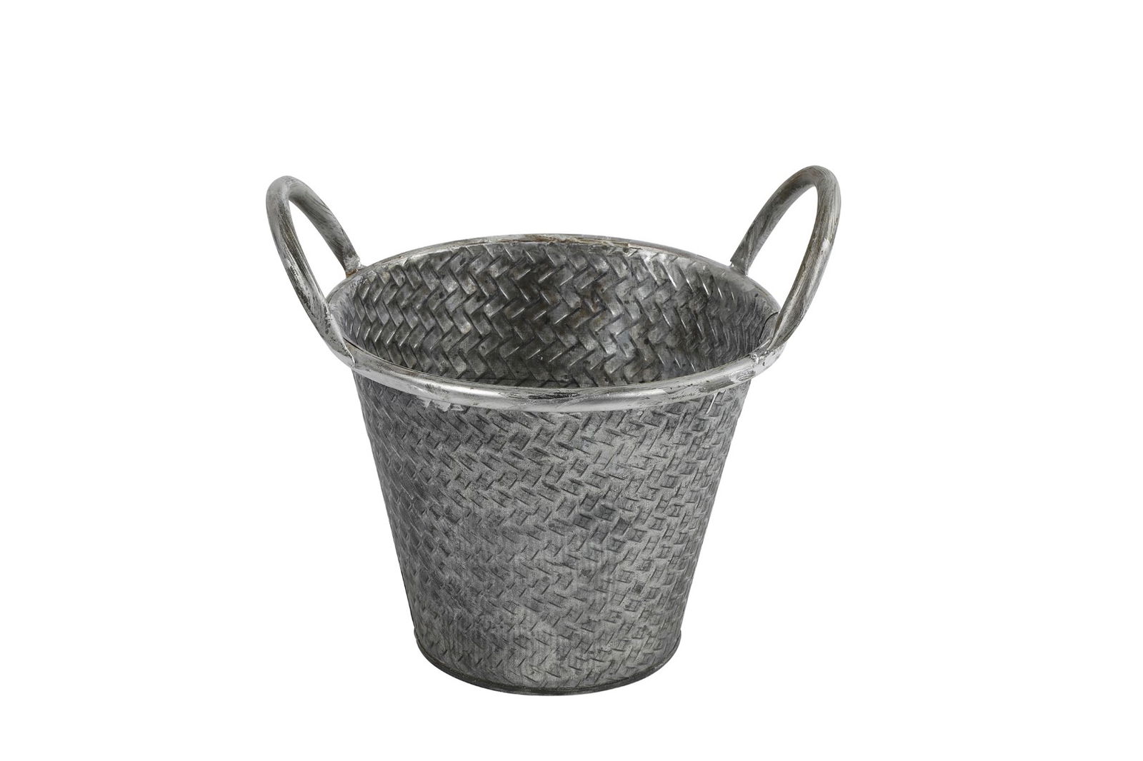 Plantenbak 20.5x17.5x18.5 cm zilver - Countryfield