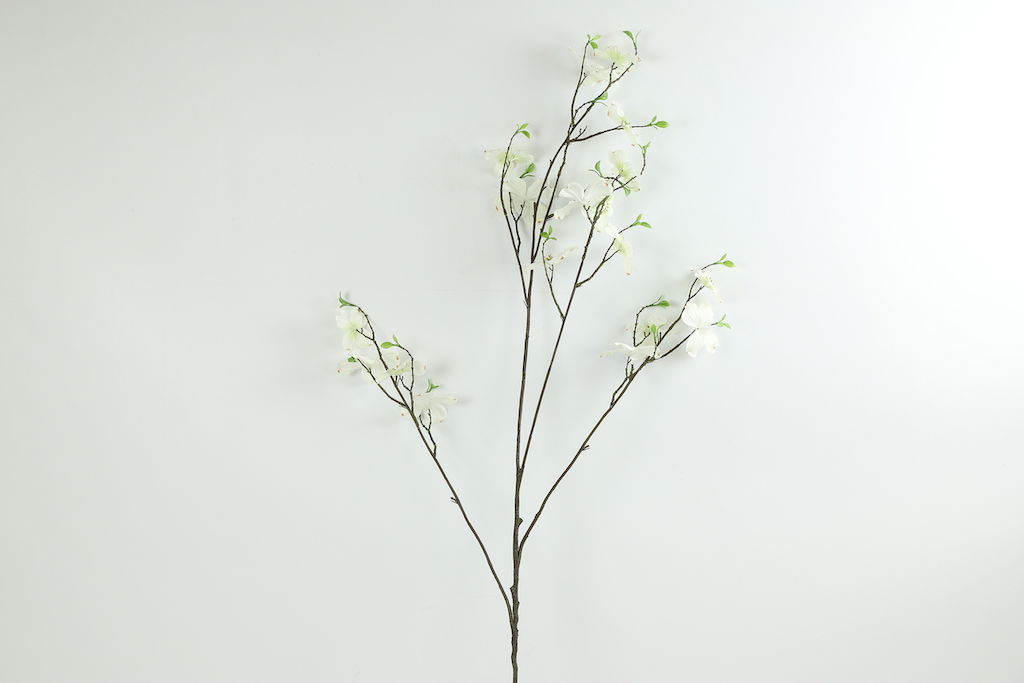 Countryfield Cornus kunststof 5x35x128 cm wit - 