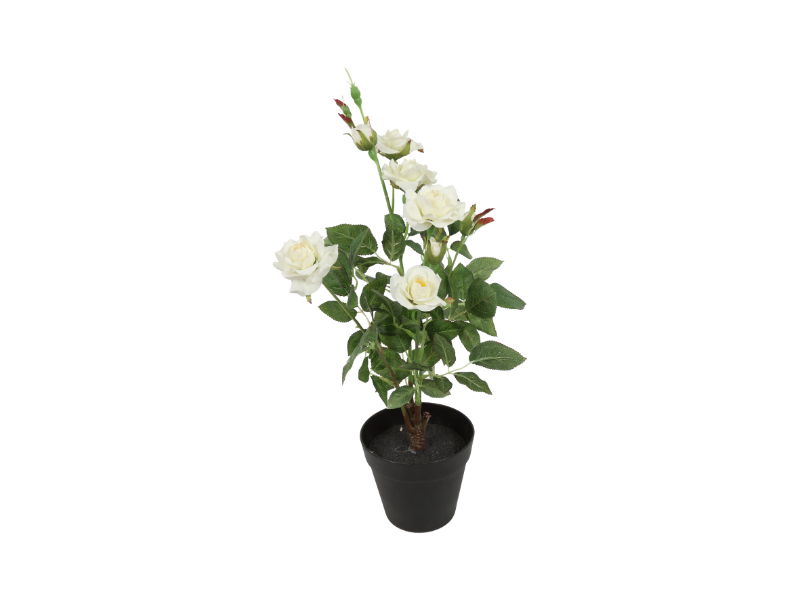 Countryfield Kunstplant Camellia 25x20x49 cm wit - 