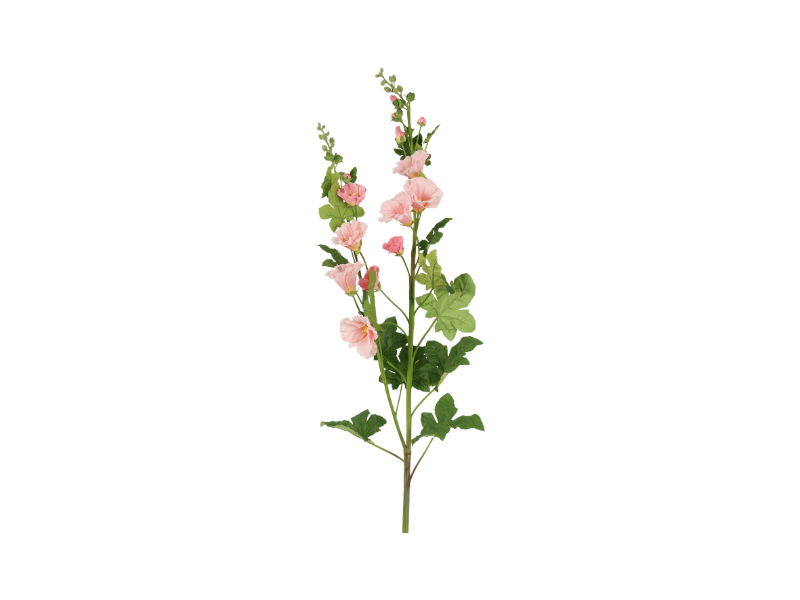 Countryfield Kunstbloem Alcea 180x24x14 cm roze - 