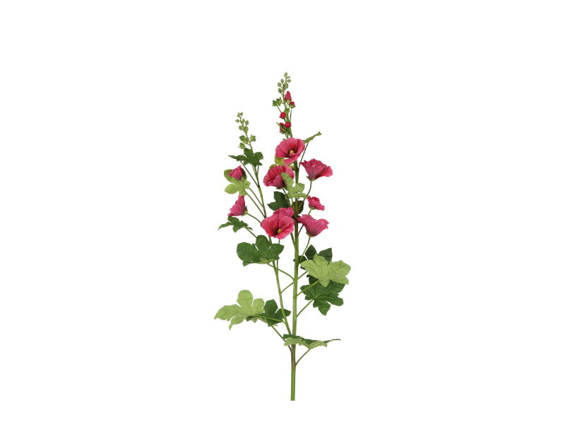 Countryfield Kunstbloem Alcea 180x24x14 cm d.rz - 