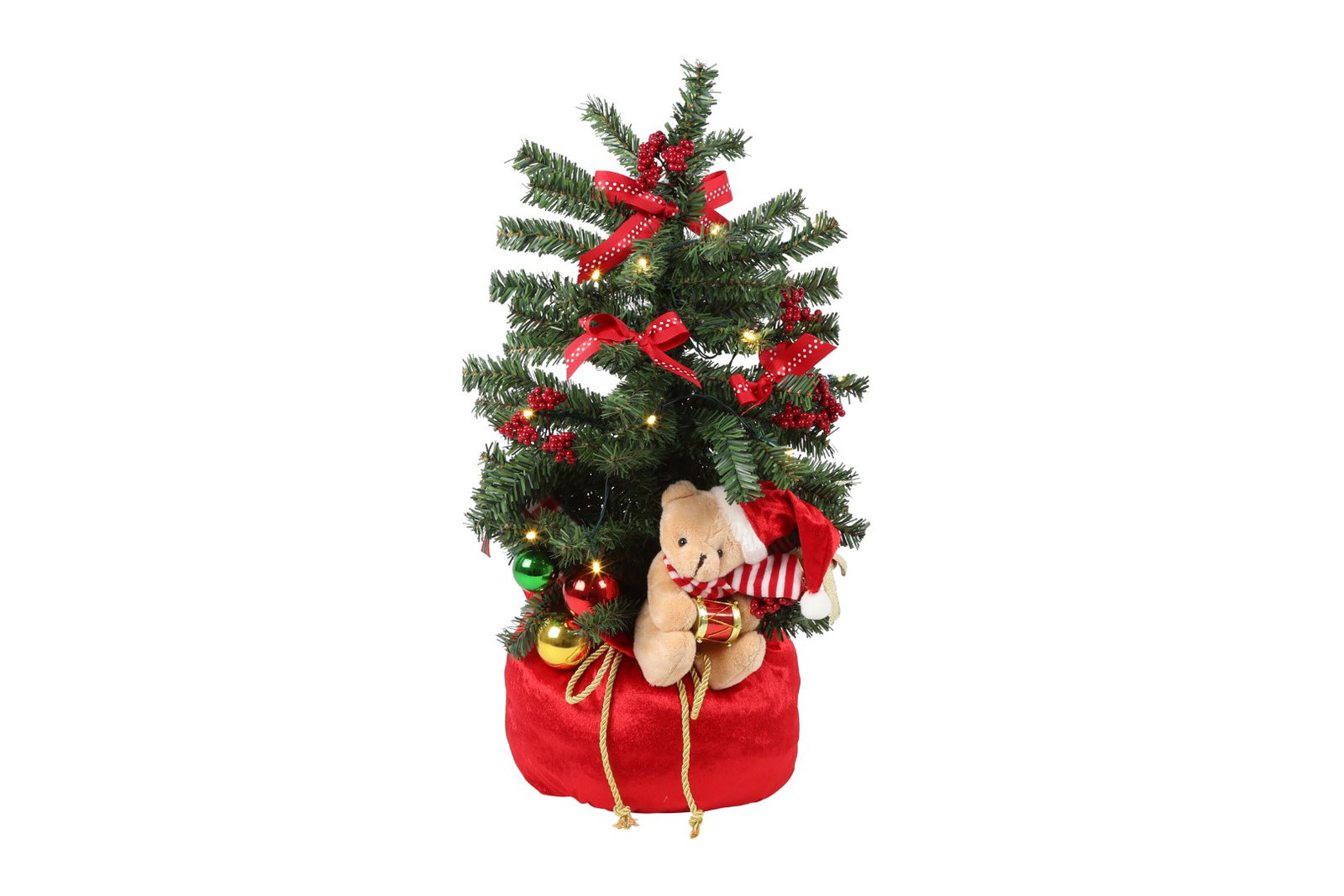 Kerstboom LED Joy S groen/rood Countryfield - Countryfield