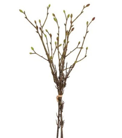 Tilia 42x15x5 cm groen kunstbloembundel Decostar - Decostar