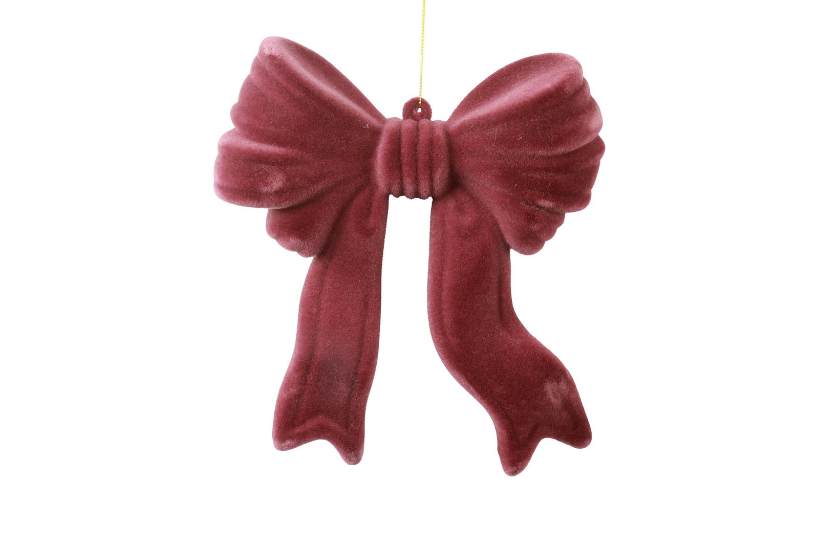 Fluwelen strik Adona M bordeaux decostar - Decostar