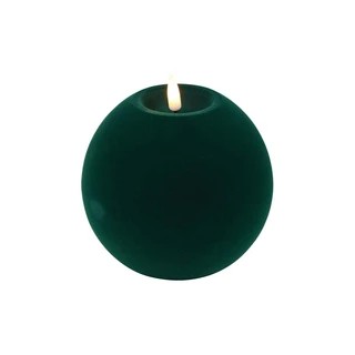 Countryfield Bolkaars LED velvet lyon l groen dia. 12x11 cm  - 