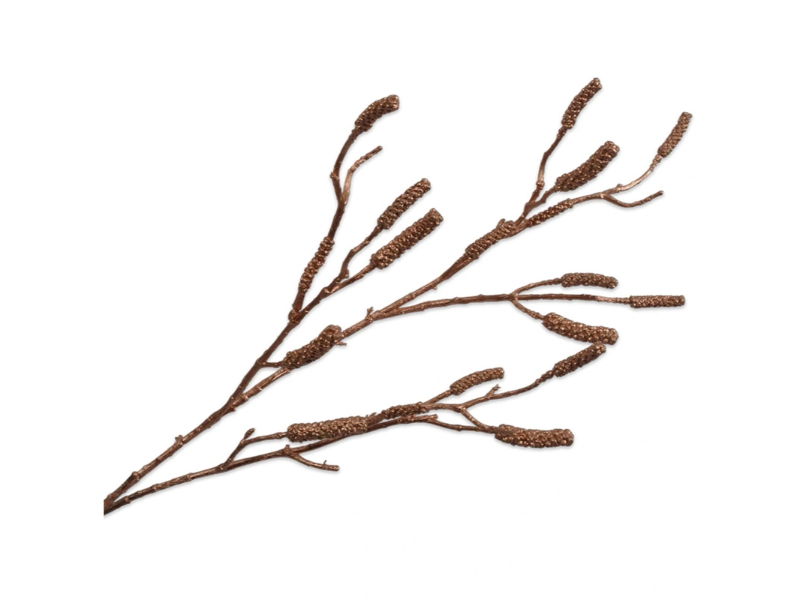 Houttak glitter l119 cm koper/goud - Silk-Ka