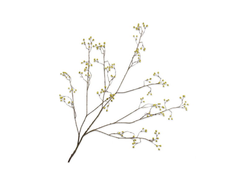 Silk-ka Kunstbloem-Zijden Bloem-Kunsttak Bessentak Groen 136 cm