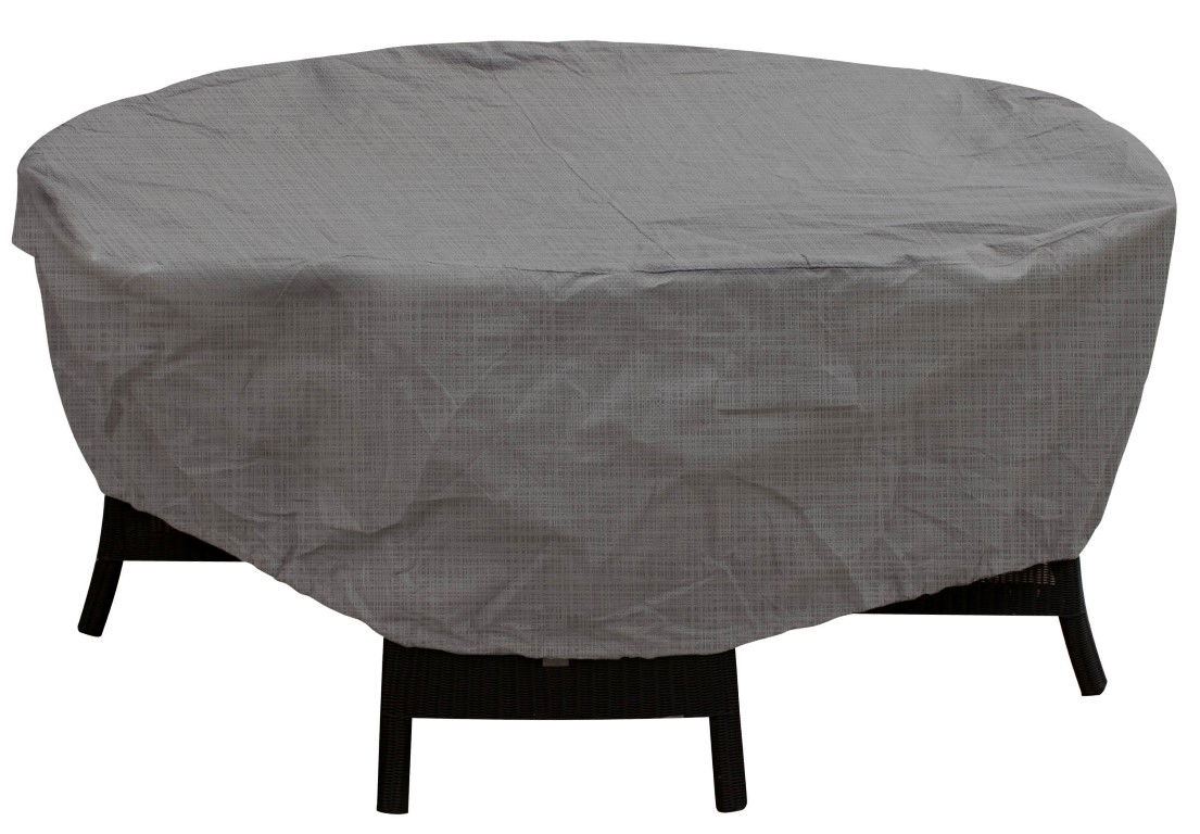Eurotrail Zitgroephoes rond Cantonic dia. 160x90 cm grijs - 